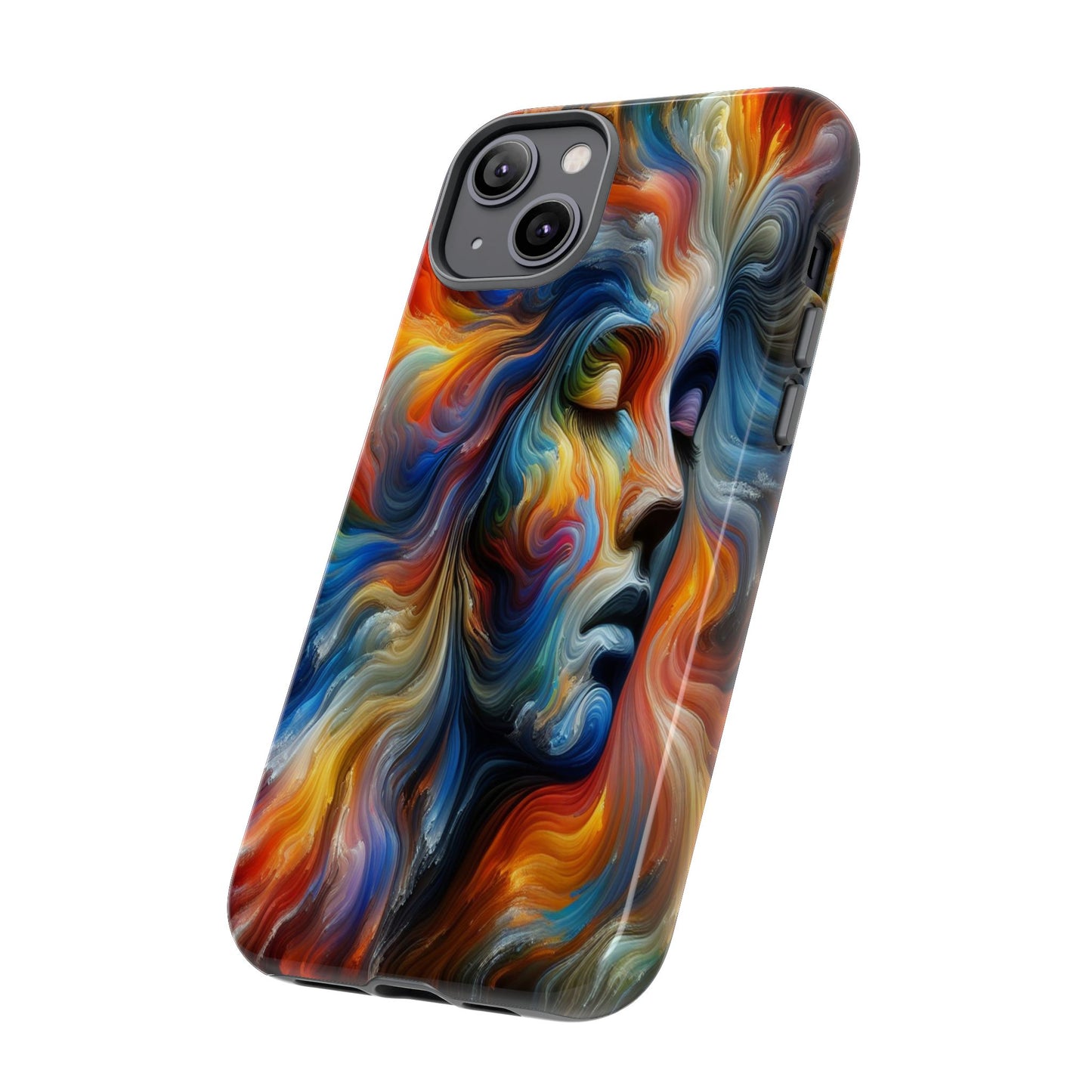 Custom Protective Whirlwind of Colors Iphone Case Compatible With Iphone 16 15 14 - Phone Cover