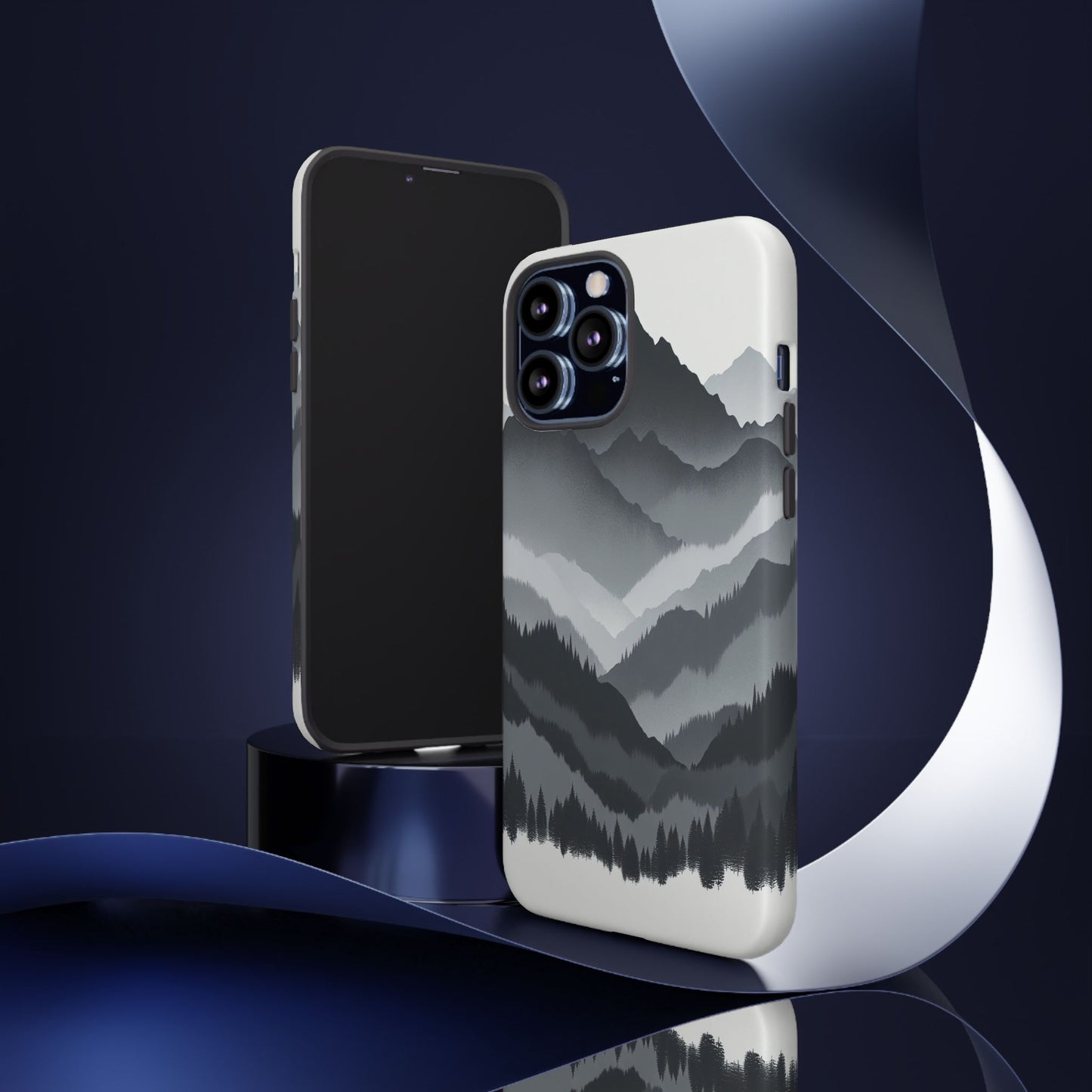 Layers of Misty Peaks - Phone Case