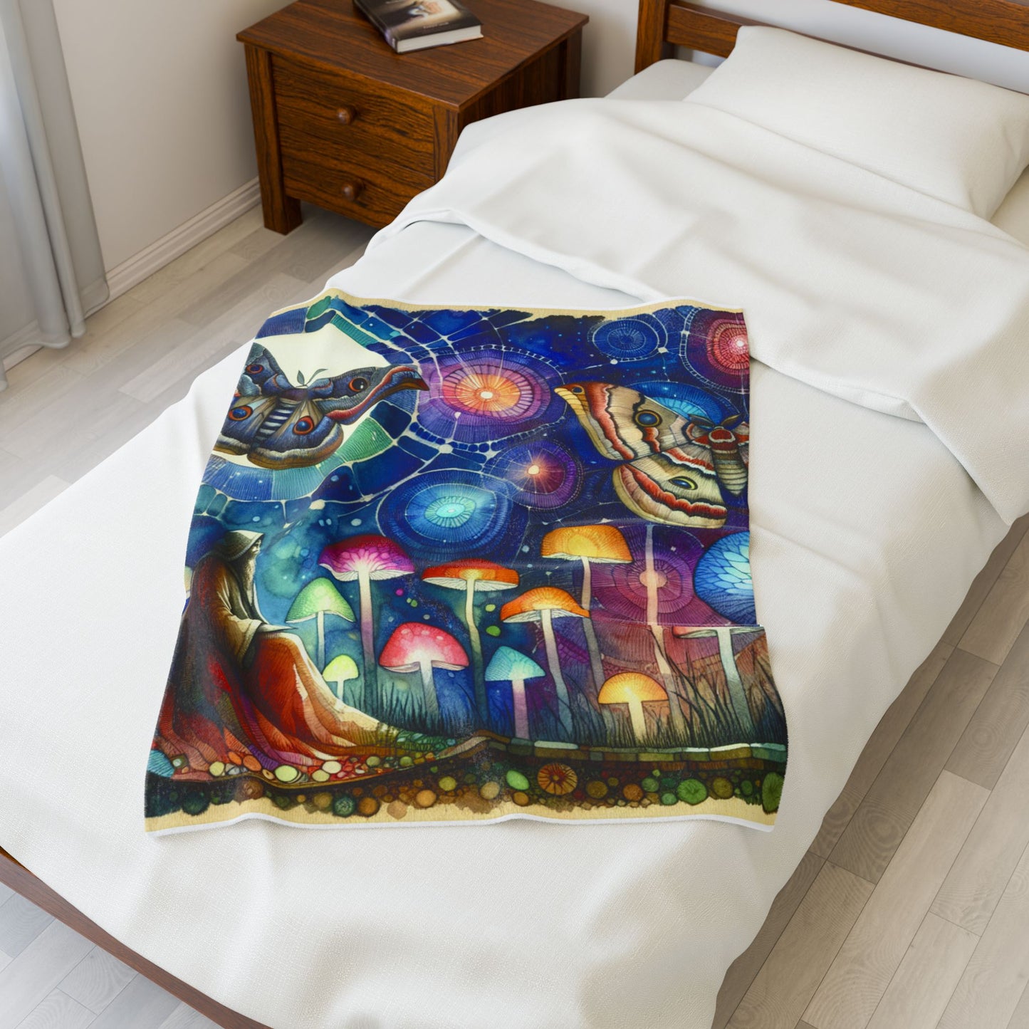 Mosaic of Enchantment - Plush Blanket