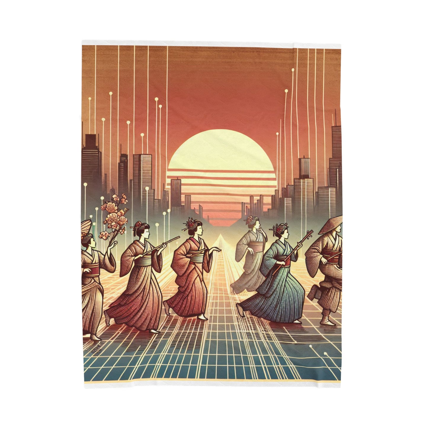 Procession of Traditions - Plush Blanket