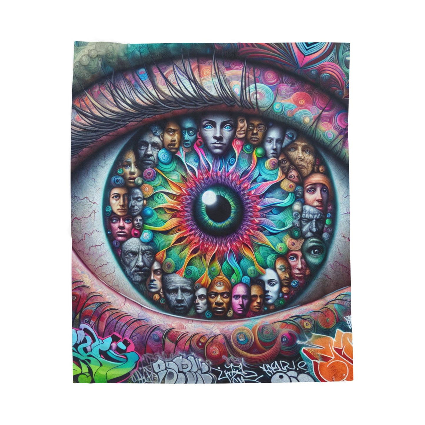Eye of Diversity - Plush Blanket
