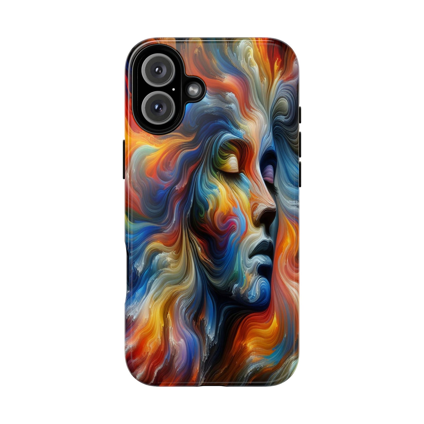 Custom Protective Whirlwind of Colors Iphone Case Compatible With Iphone 16 15 14 - Phone Cover