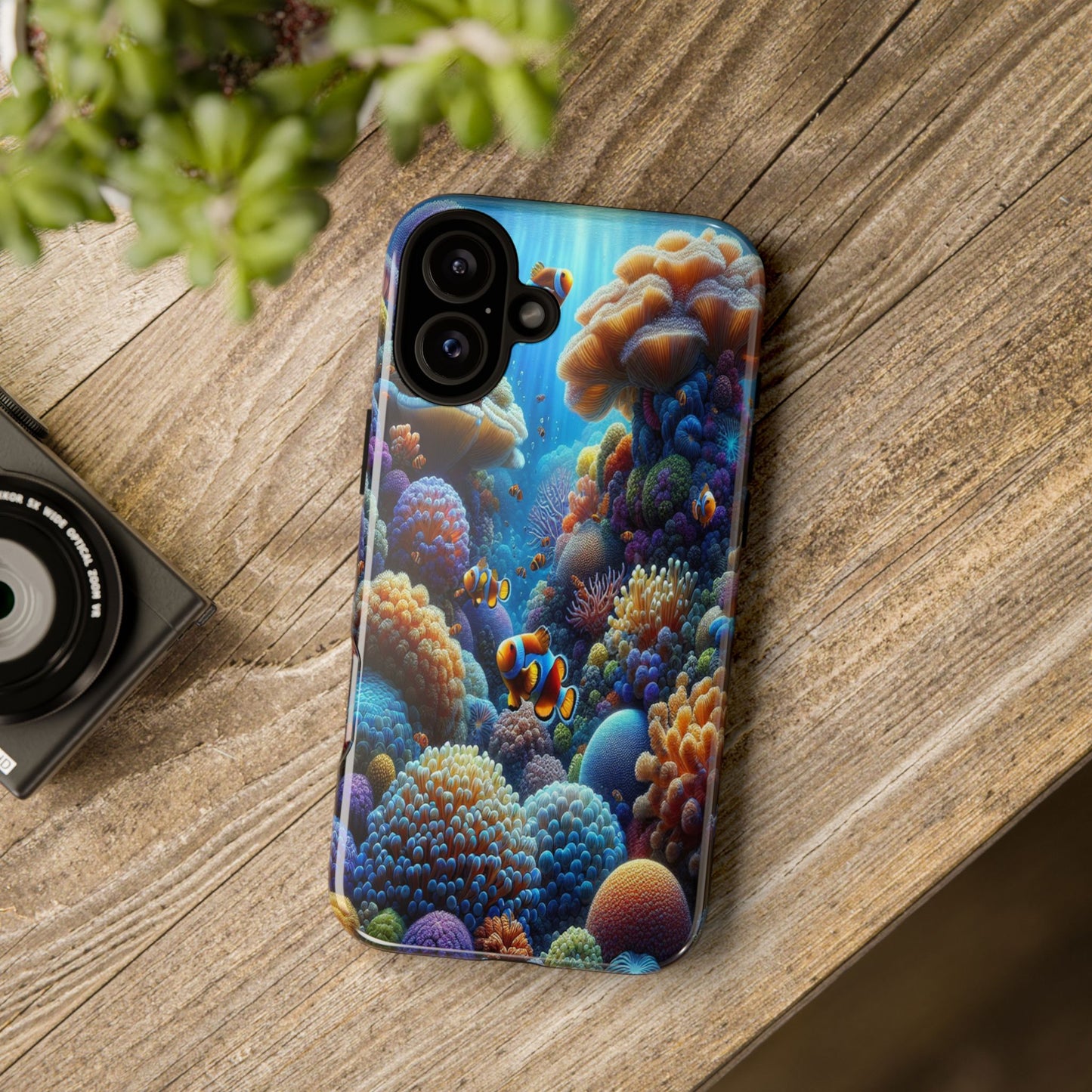 Custom ProtectiveUnderwater Paradise Alive with ColorIphone Case Compatible With Iphone 16 15 14 - Phone Cover