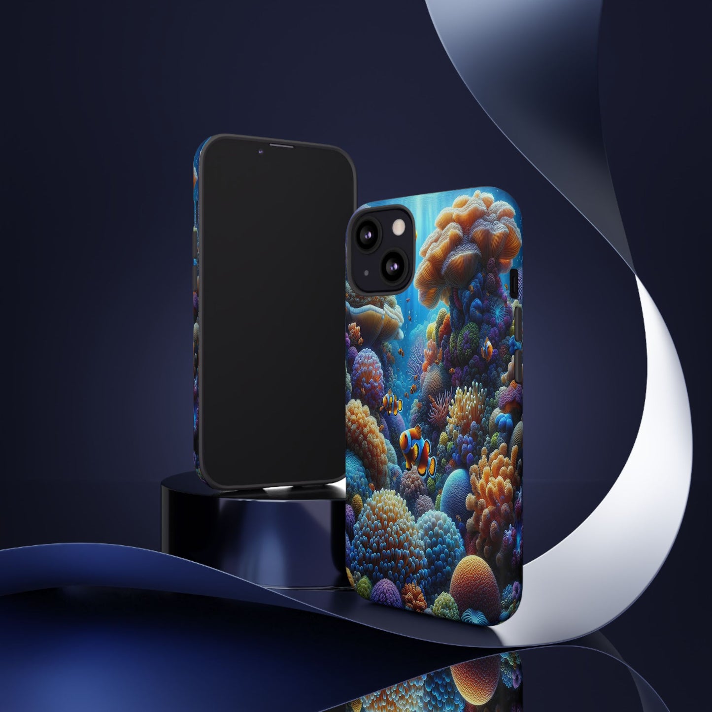 Custom ProtectiveUnderwater Paradise Alive with ColorIphone Case Compatible With Iphone 16 15 14 - Phone Cover