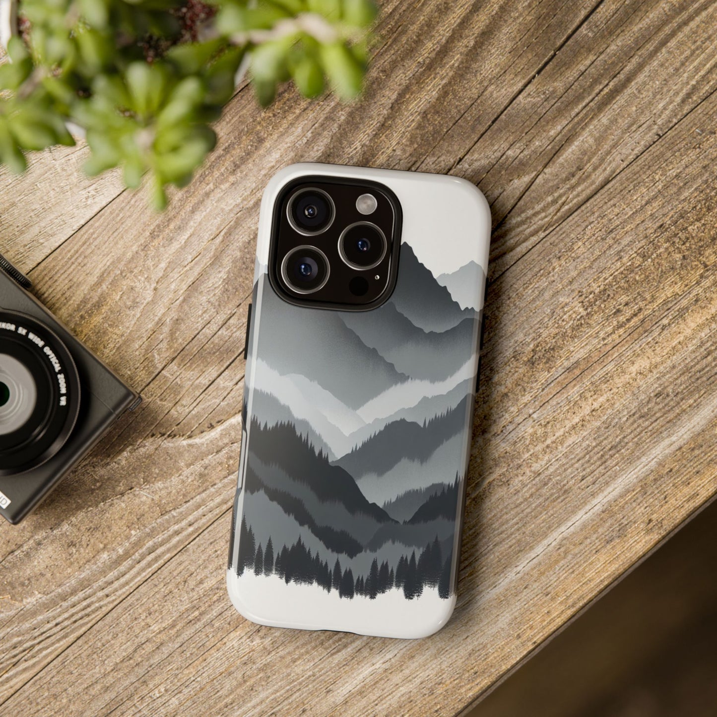 Layers of Misty Peaks - Phone Case