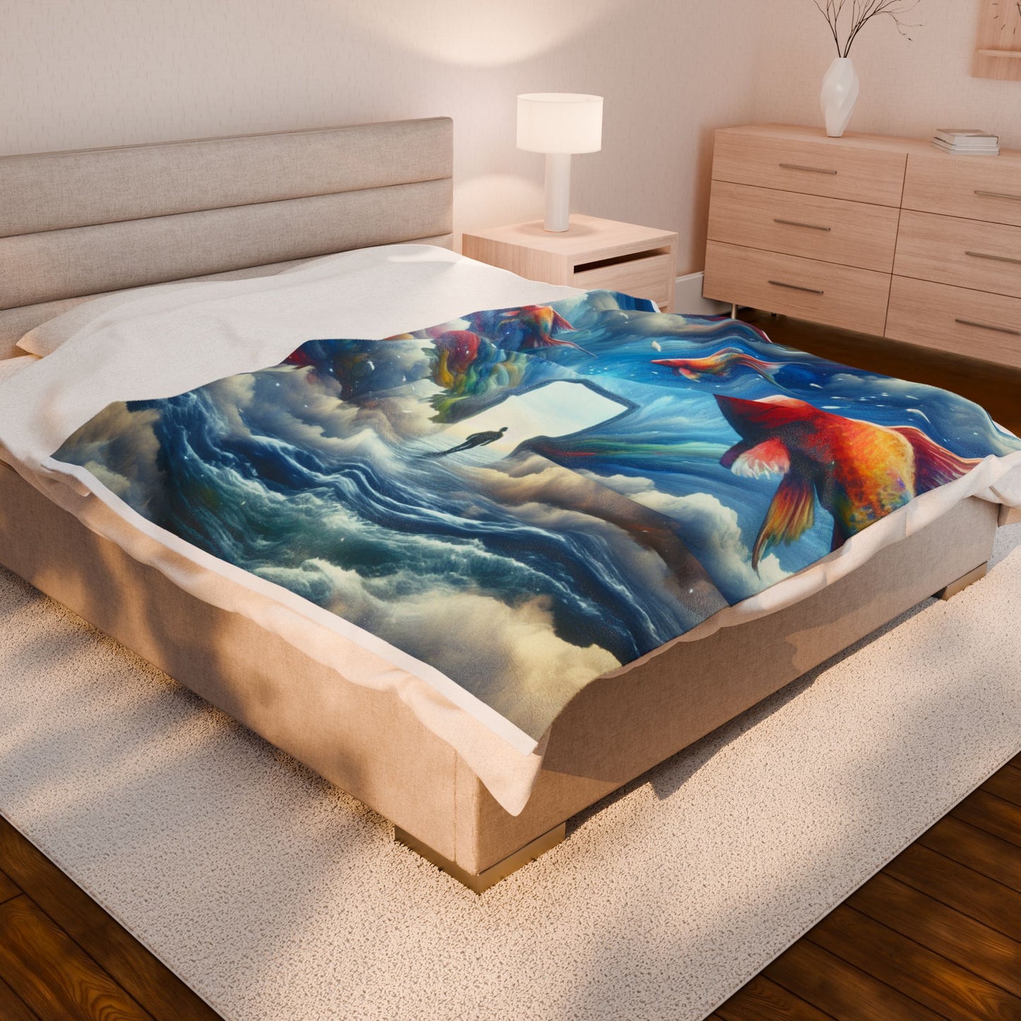 Gateway to Infinite Oceans - Plush Blanket
