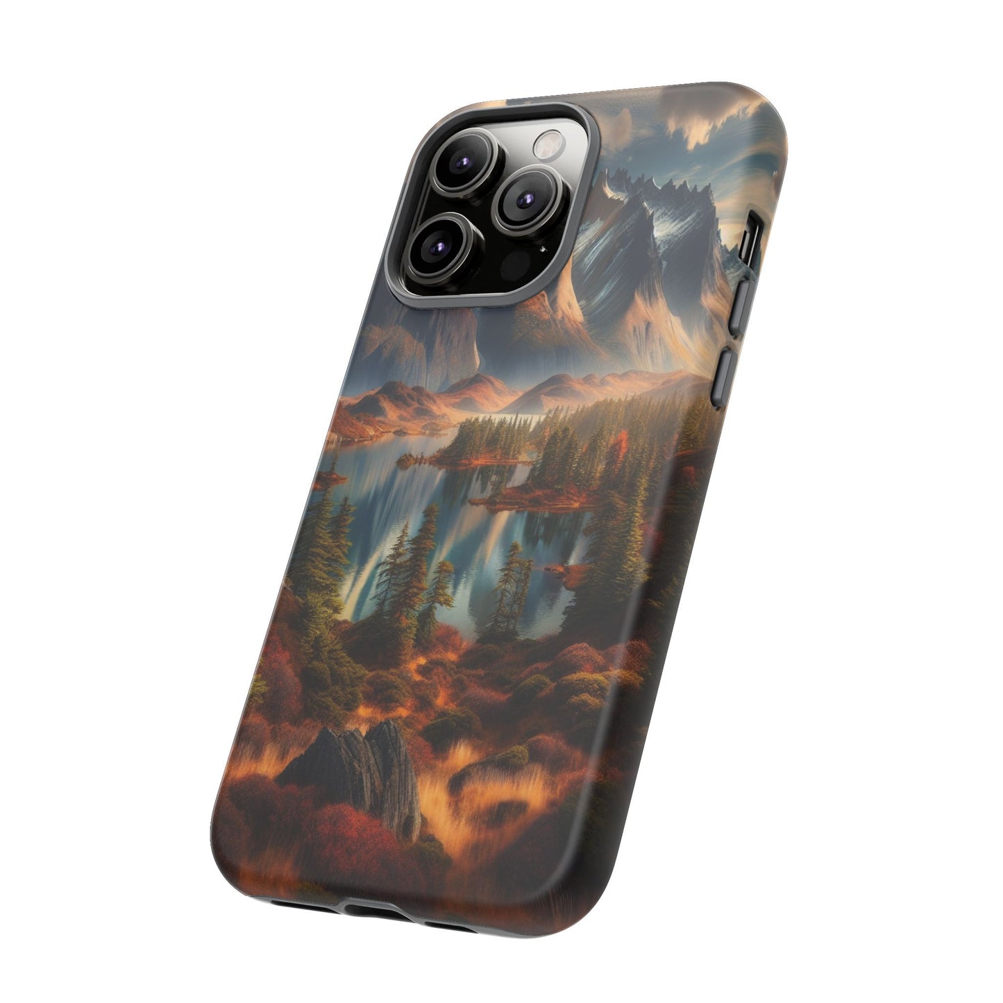 Custom ProtectiveMajestic Peaks and Tranquil WatersIphone Case Compatible With Iphone 16 15 14 - Phone Cover
