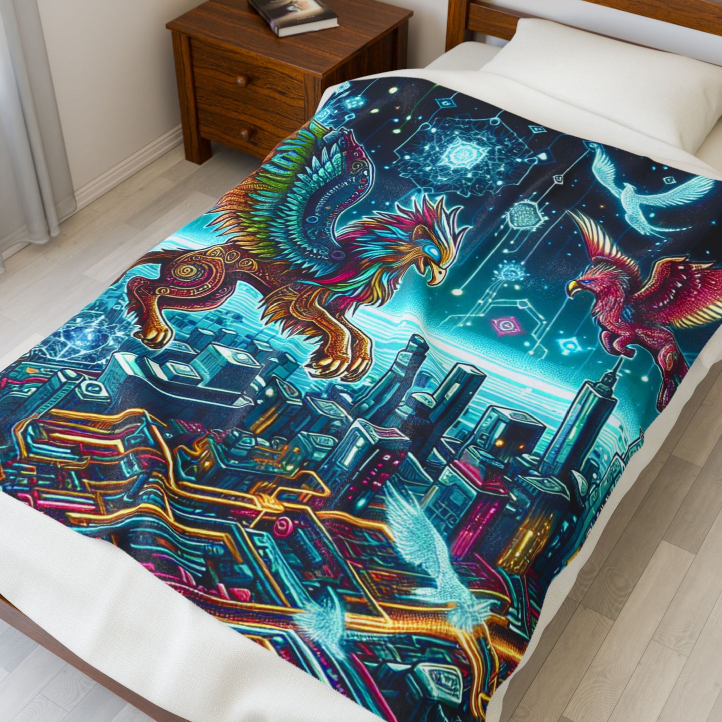 Flight of Imagination - Plush Blanket