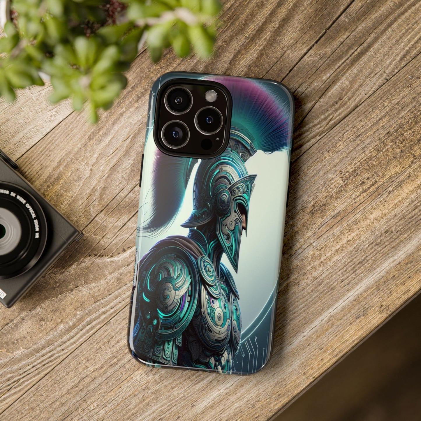 Custom ProtectiveGuardian of the Digital RealmIphone Case Compatible With Iphone 16 15 14 - Phone Cover