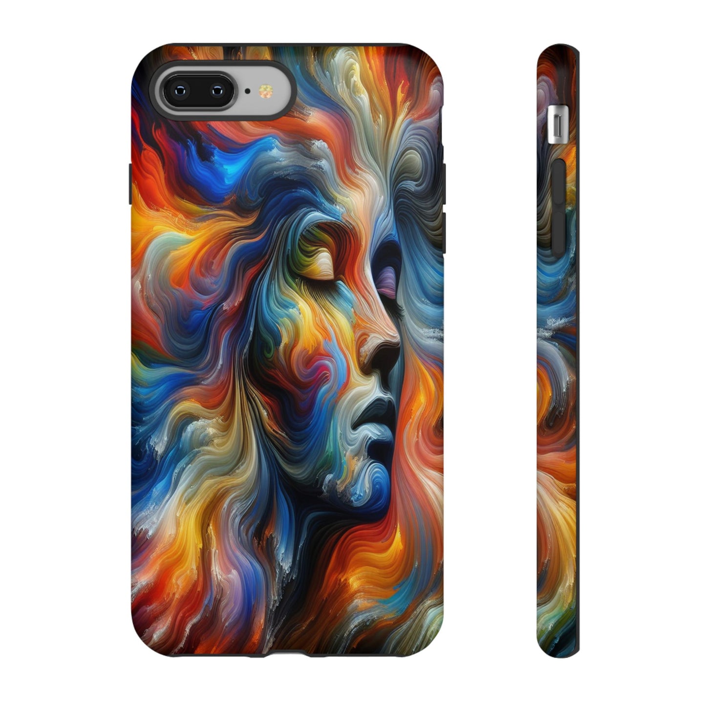 Custom Protective Whirlwind of Colors Iphone Case Compatible With Iphone 16 15 14 - Phone Cover