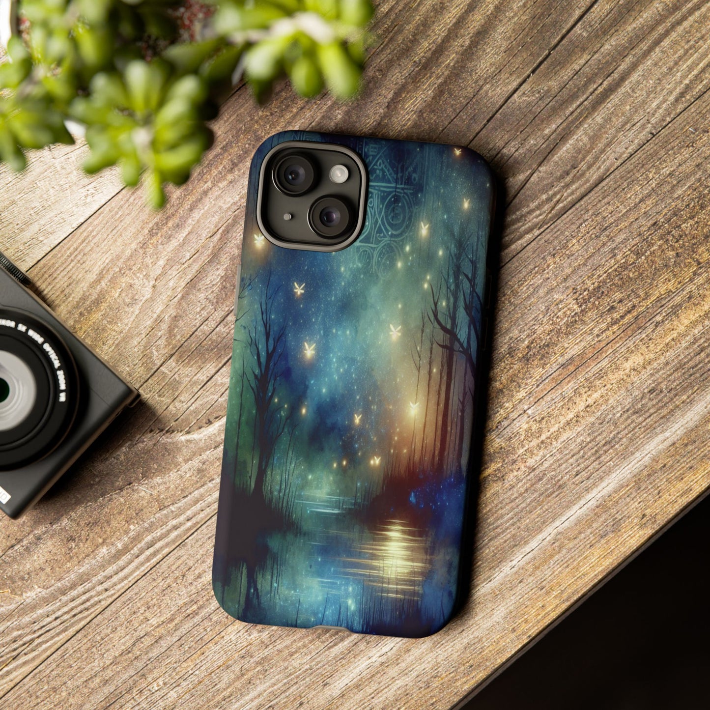 Starlit Fantasy Forest - Phone Case