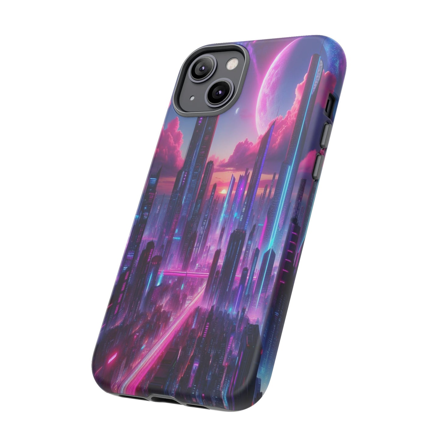 Futuristic Skyline Fantasy - Phone Case
