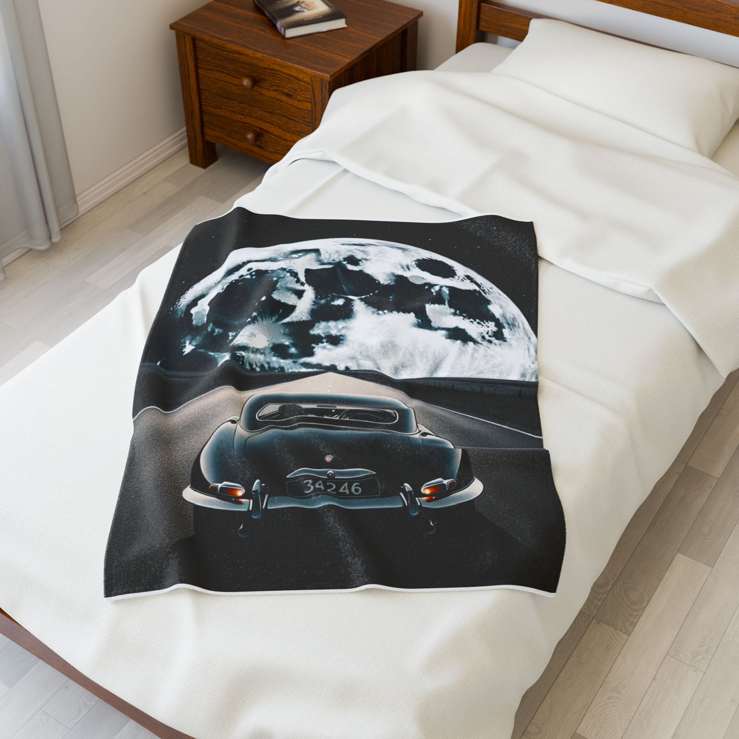 Lunar Road Trip- Plush Blanket
