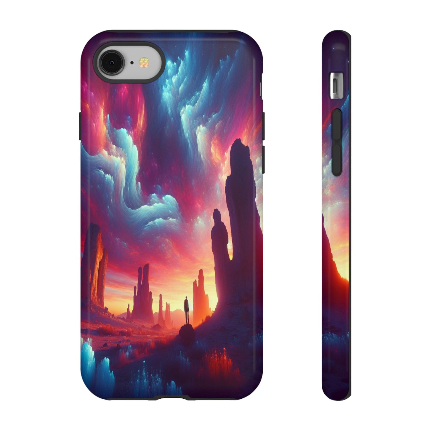 Wanderer in the Painted Sky - Phone Case