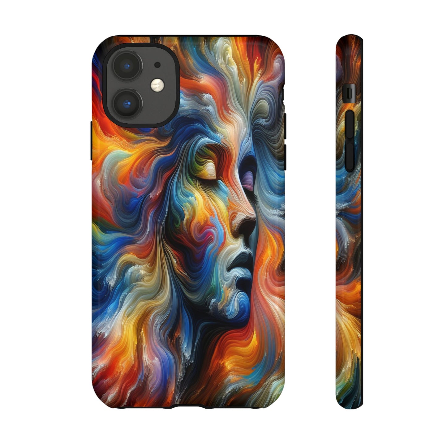 Custom Protective Whirlwind of Colors Iphone Case Compatible With Iphone 16 15 14 - Phone Cover