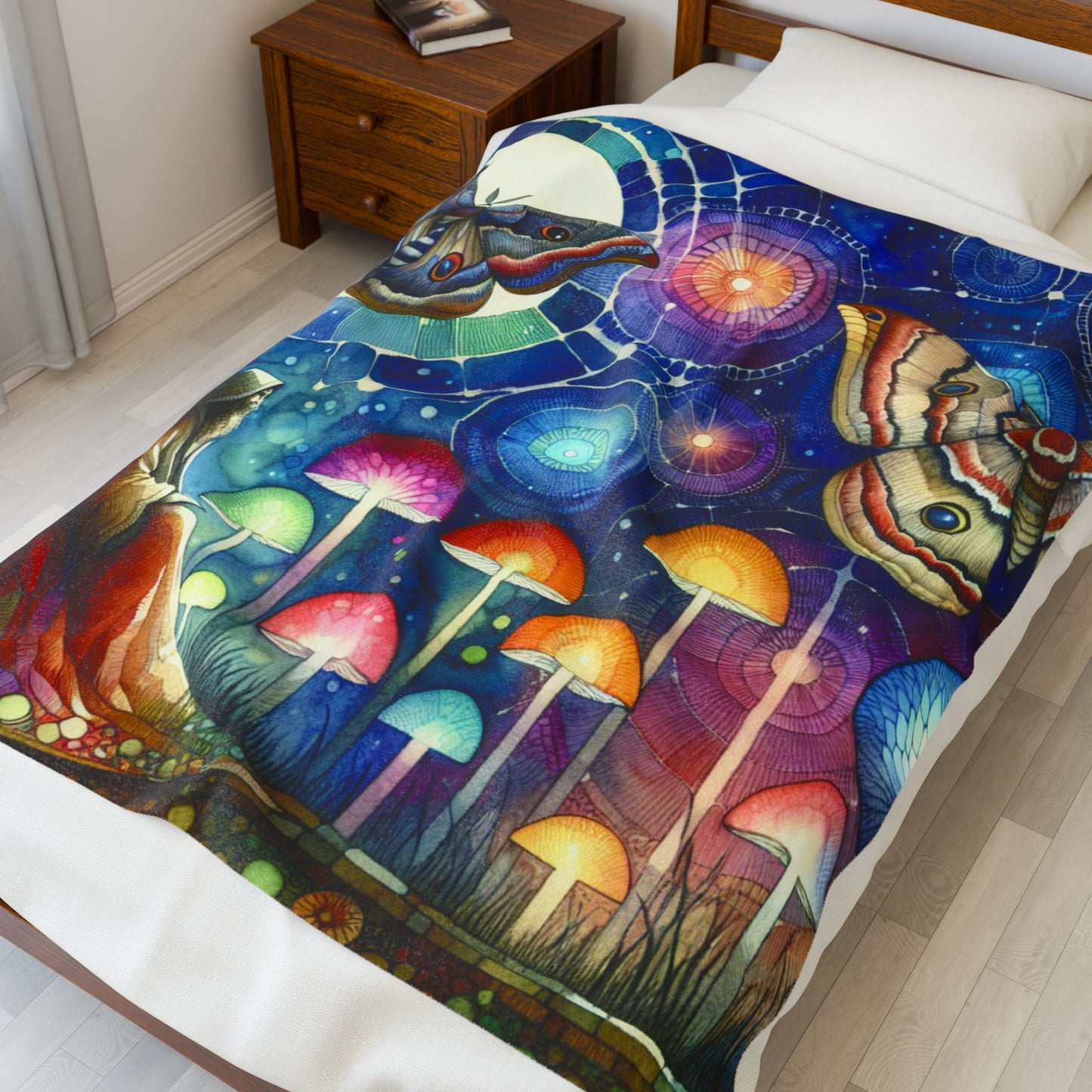 Mosaic of Enchantment - Plush Blanket