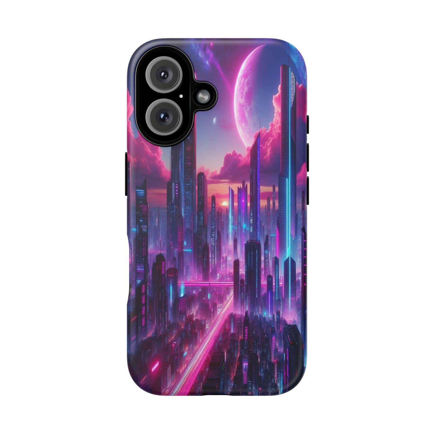 Futuristic Skyline Fantasy - Phone Case