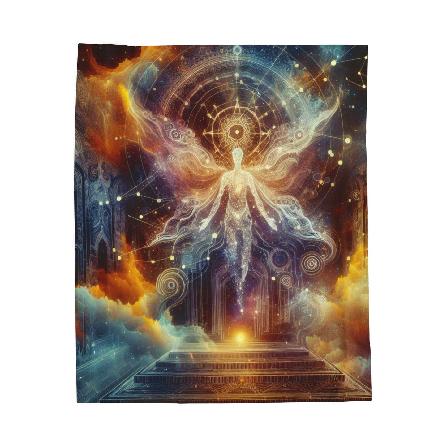 Celestial Awakening - Plush Blanket