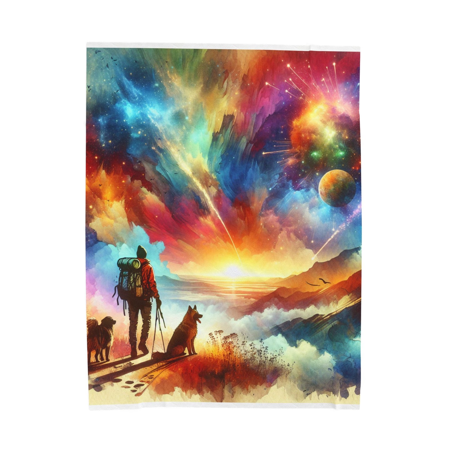 Explorer's Odyssey - Plush Blanket
