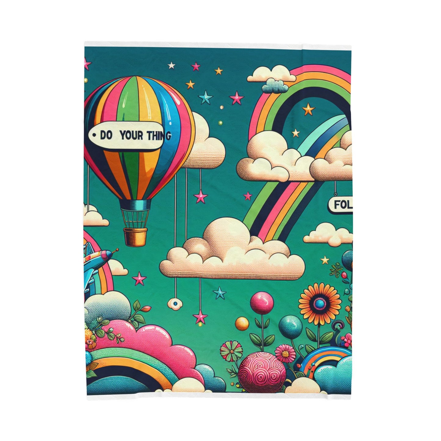 Balloon Odyssey - Plush Blanket