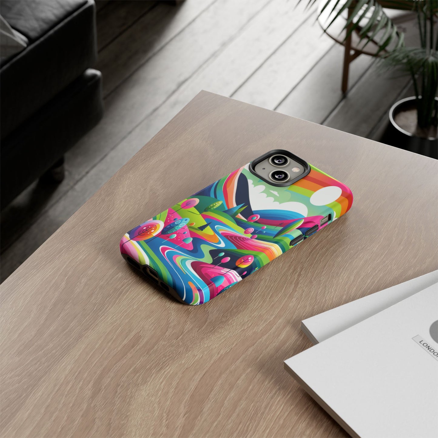 Colorful Landscape Journey - Phone Case