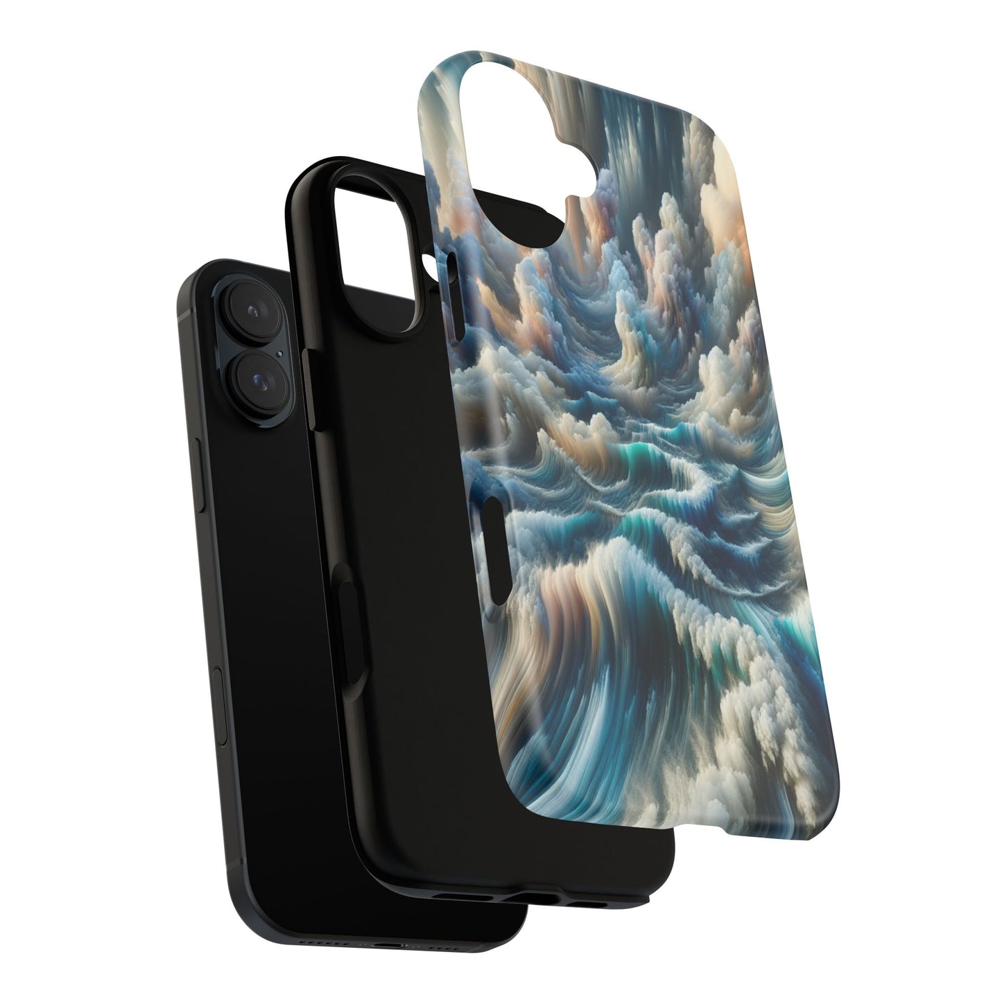 Waves of Clouded Light - Phone Case