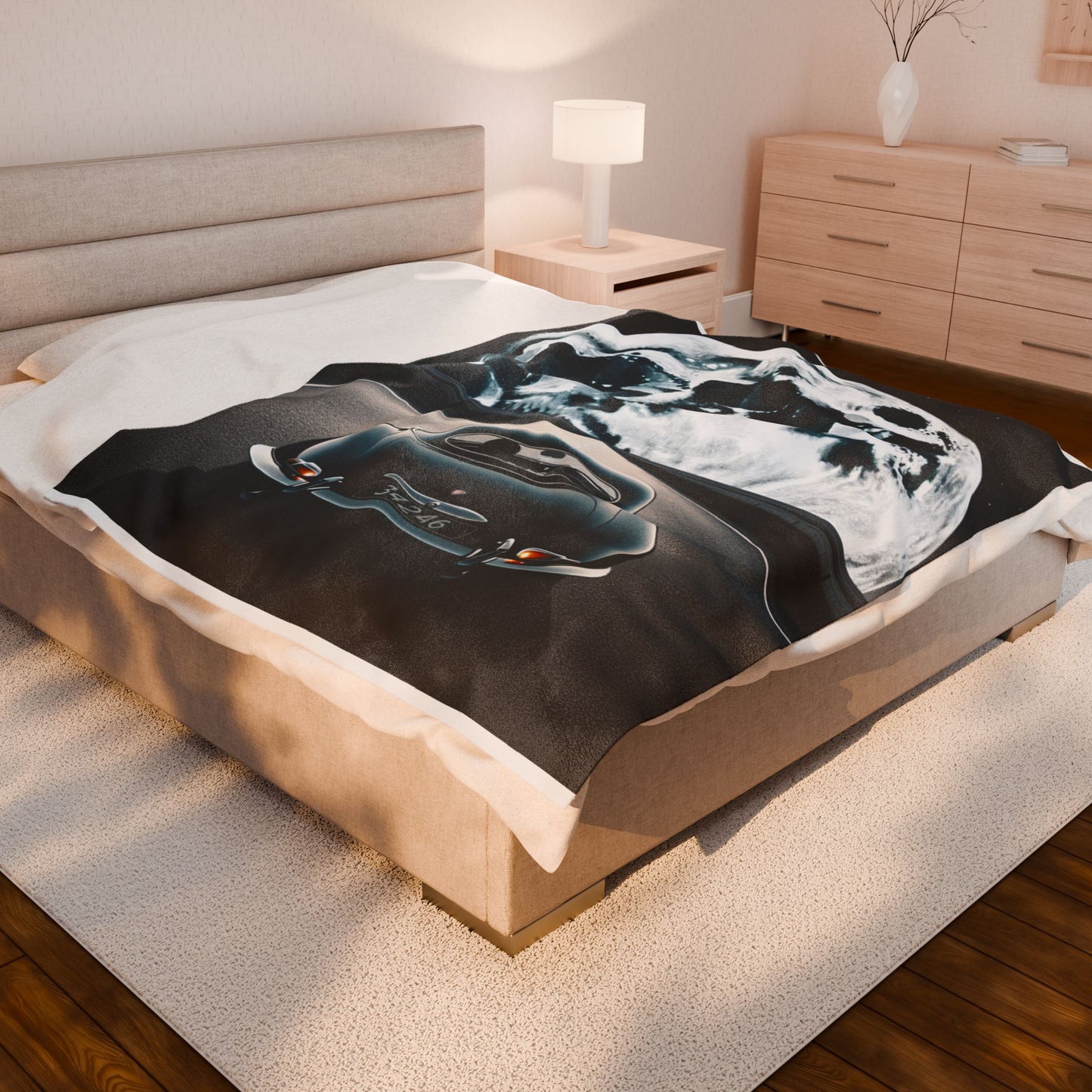 Lunar Road Trip- Plush Blanket