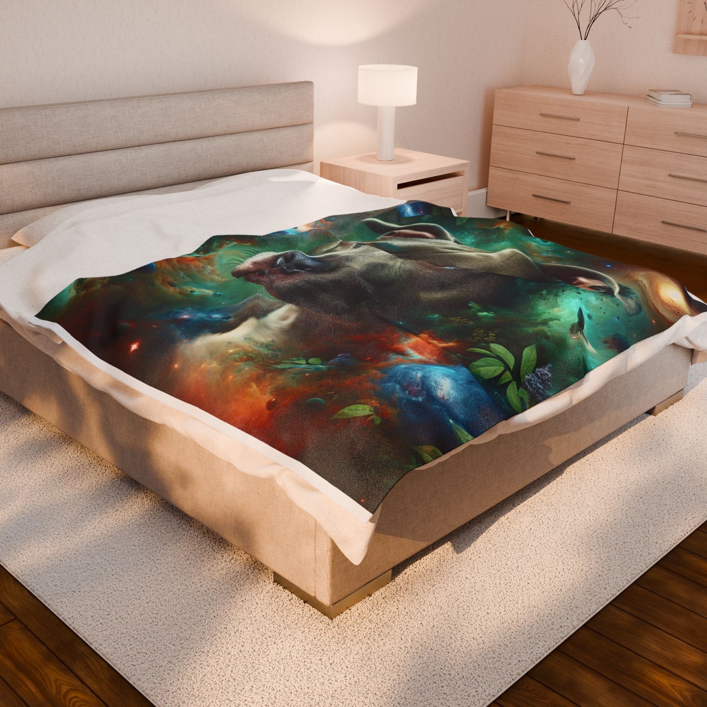 Canine Amongst the Stars- Plush Blanket