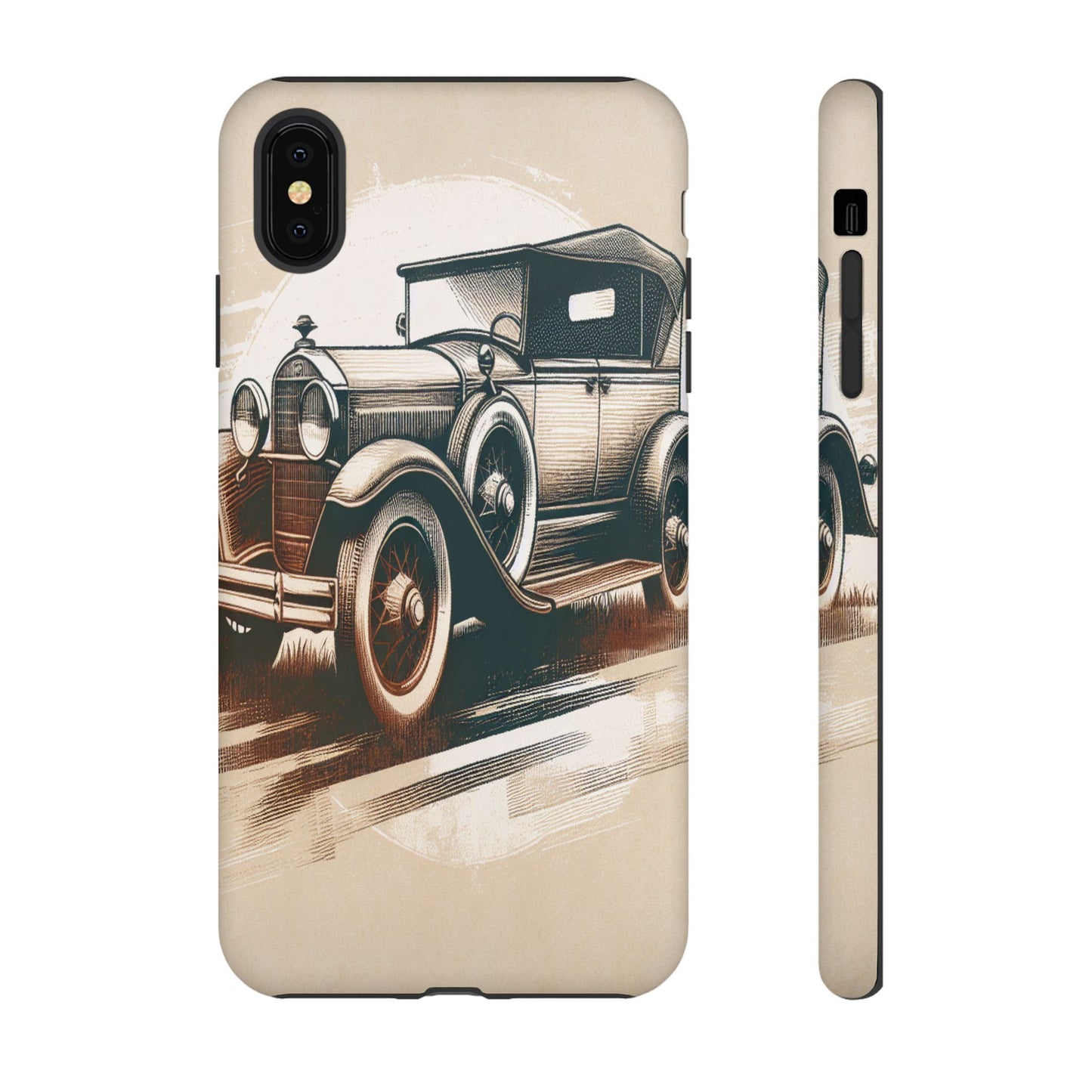 Vintage Wheels in Motion - Phone Case