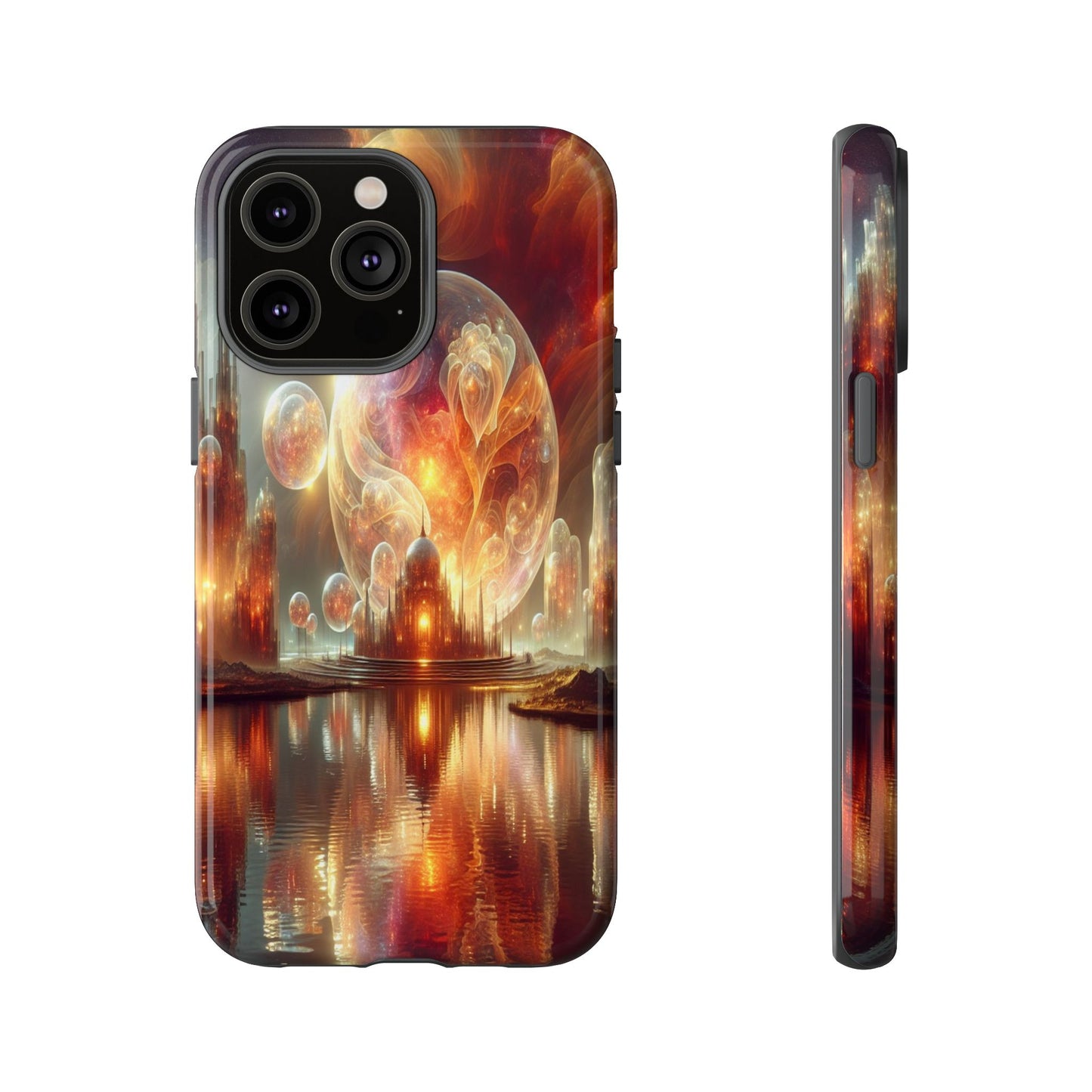 Protective Celestial Dreamscape Iphone Case Compatible With Iphone 16 15 14 - Phone Cover