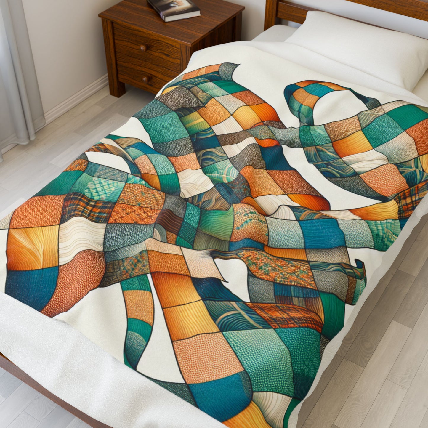 Ribbon Tapestry Dance - Plush Blanket