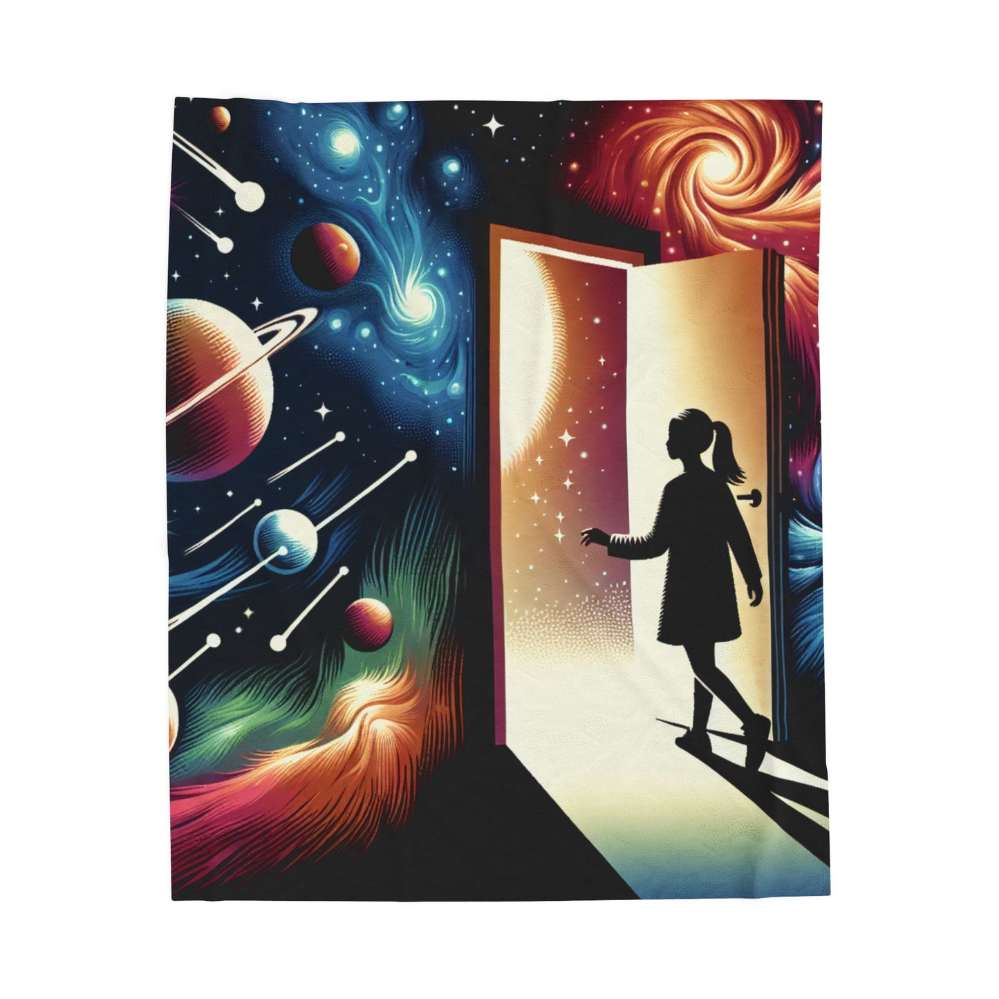 Exploring the Wonders Beyond - Plush Blanket