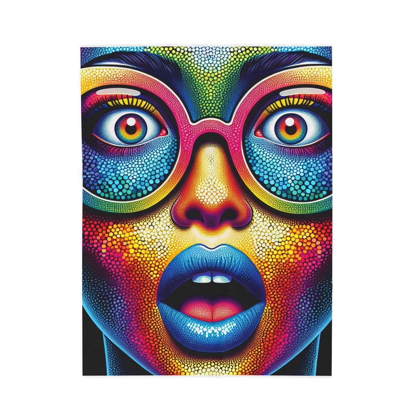 Chromatic Wonder - Plush Blanket