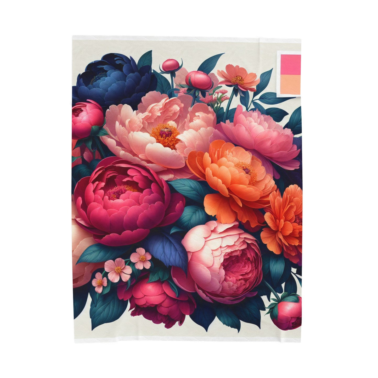 Bountiful Blossoms - Plush Blanket