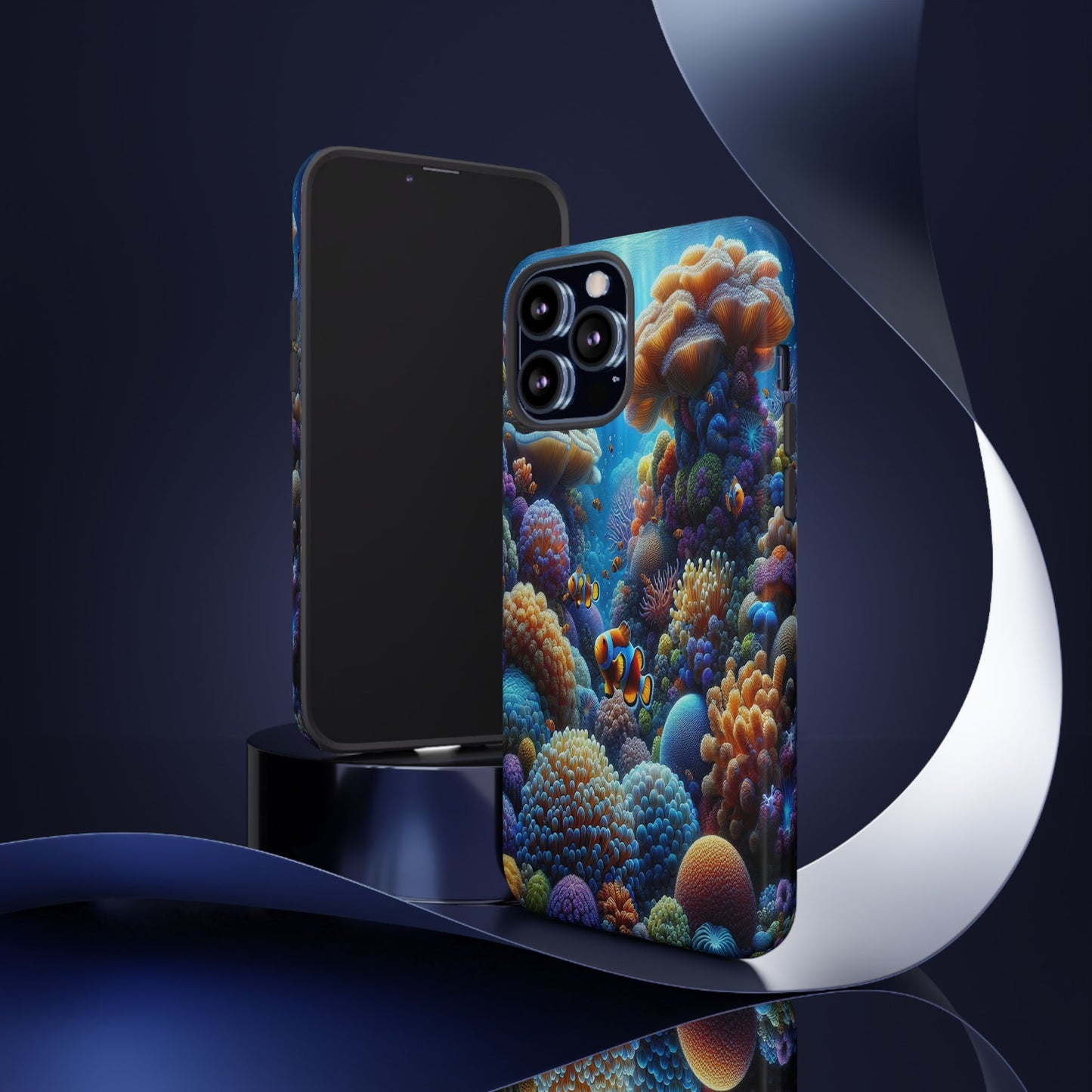 Custom ProtectiveUnderwater Paradise Alive with ColorIphone Case Compatible With Iphone 16 15 14 - Phone Cover