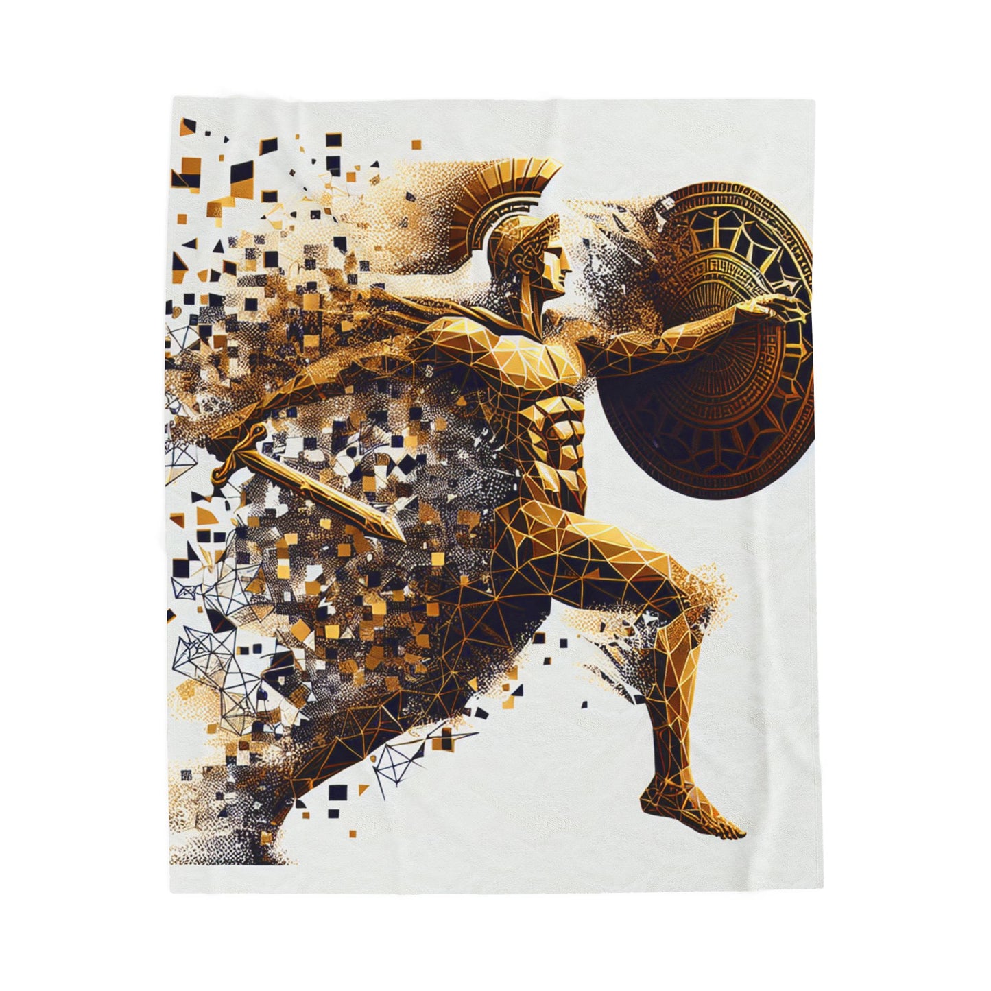 Warrior in Motion - Plush Blanket