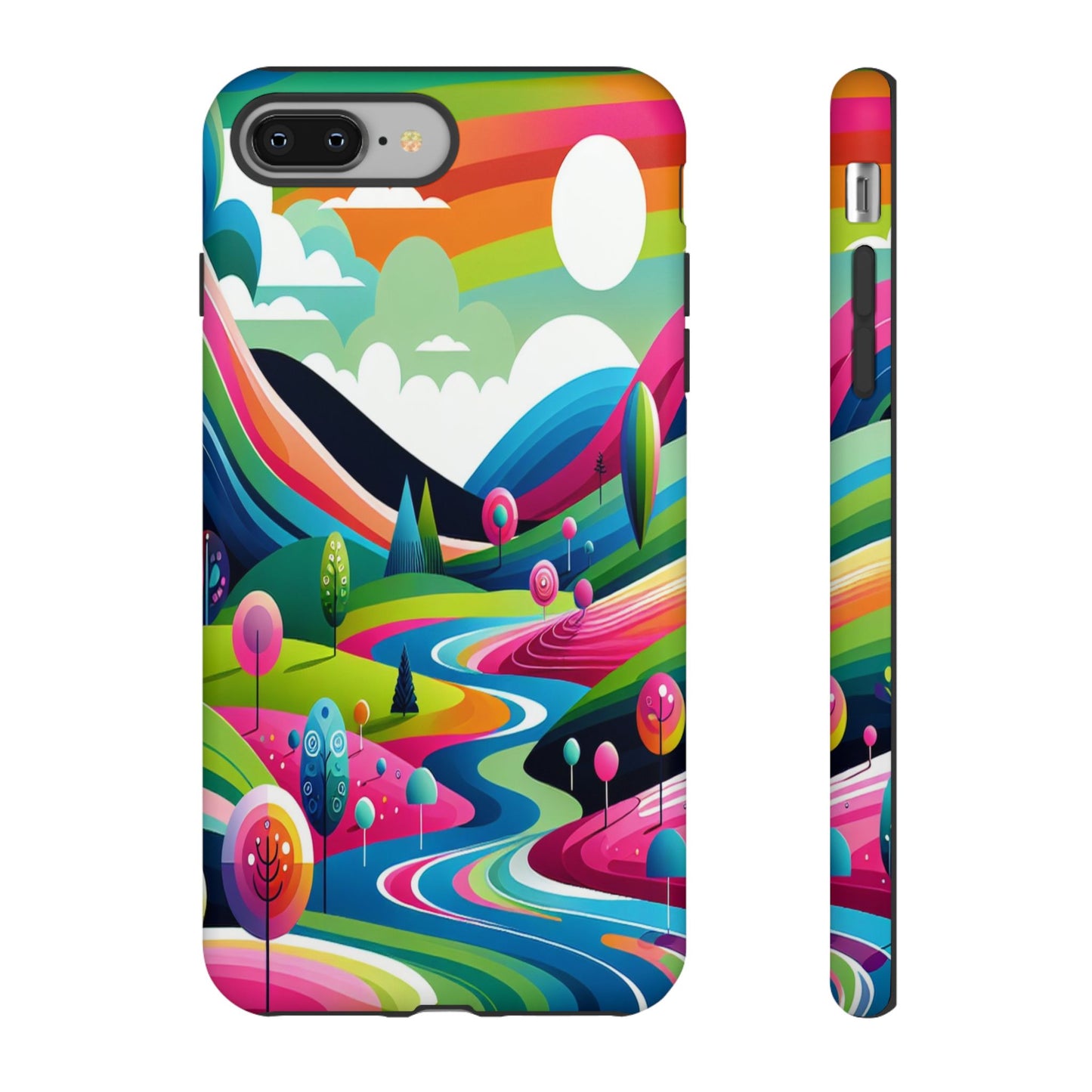 Colorful Landscape Journey - Phone Case