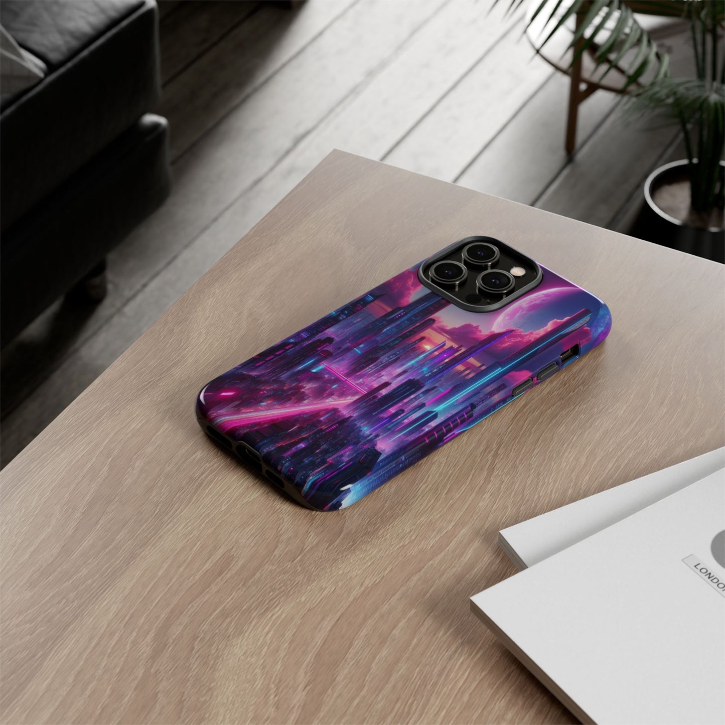 Futuristic Skyline Fantasy - Phone Case