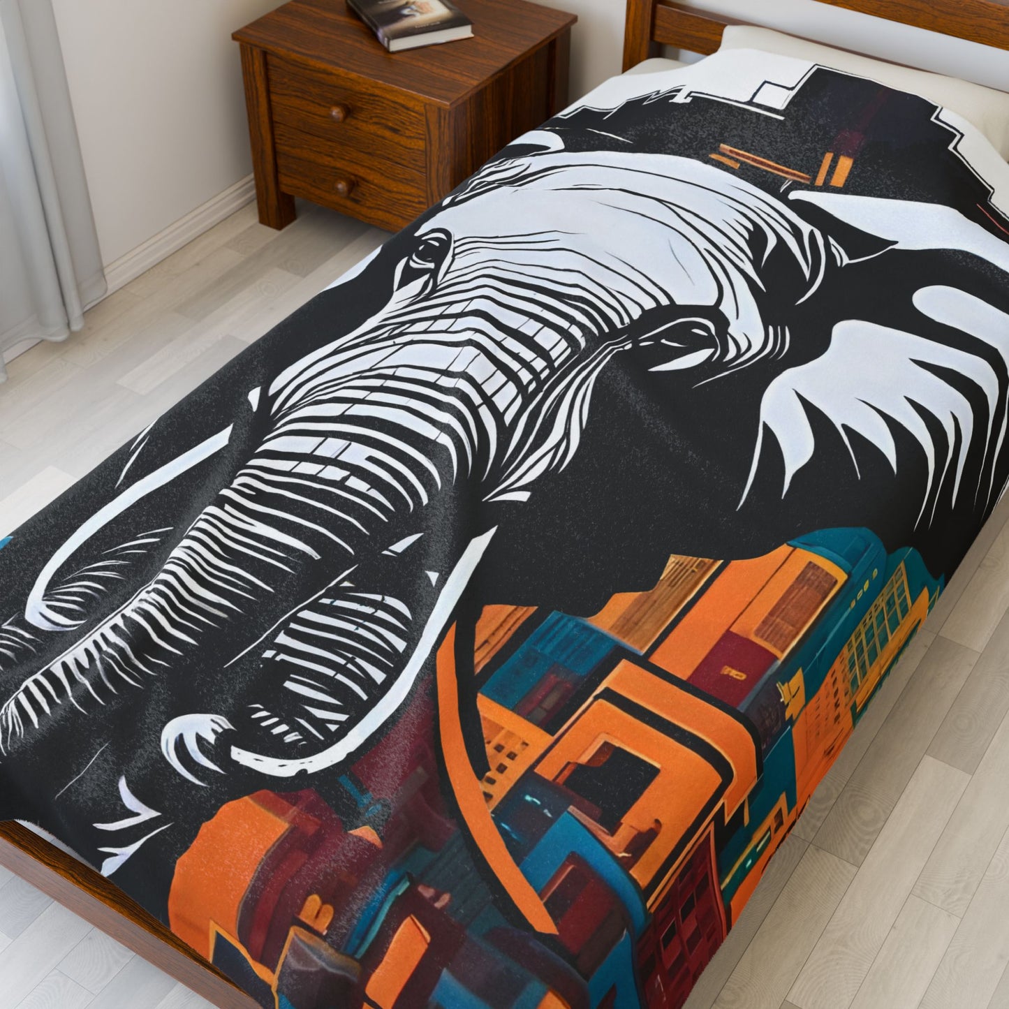 Urban Savannah Majesty- Plush Blanket