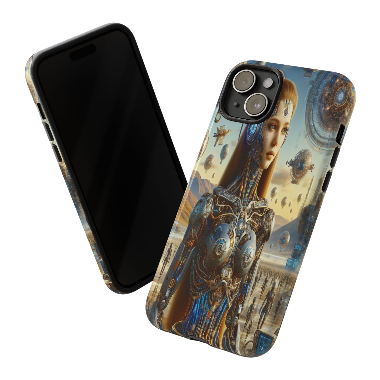 Futuristic Realm of Technology - Phone Case