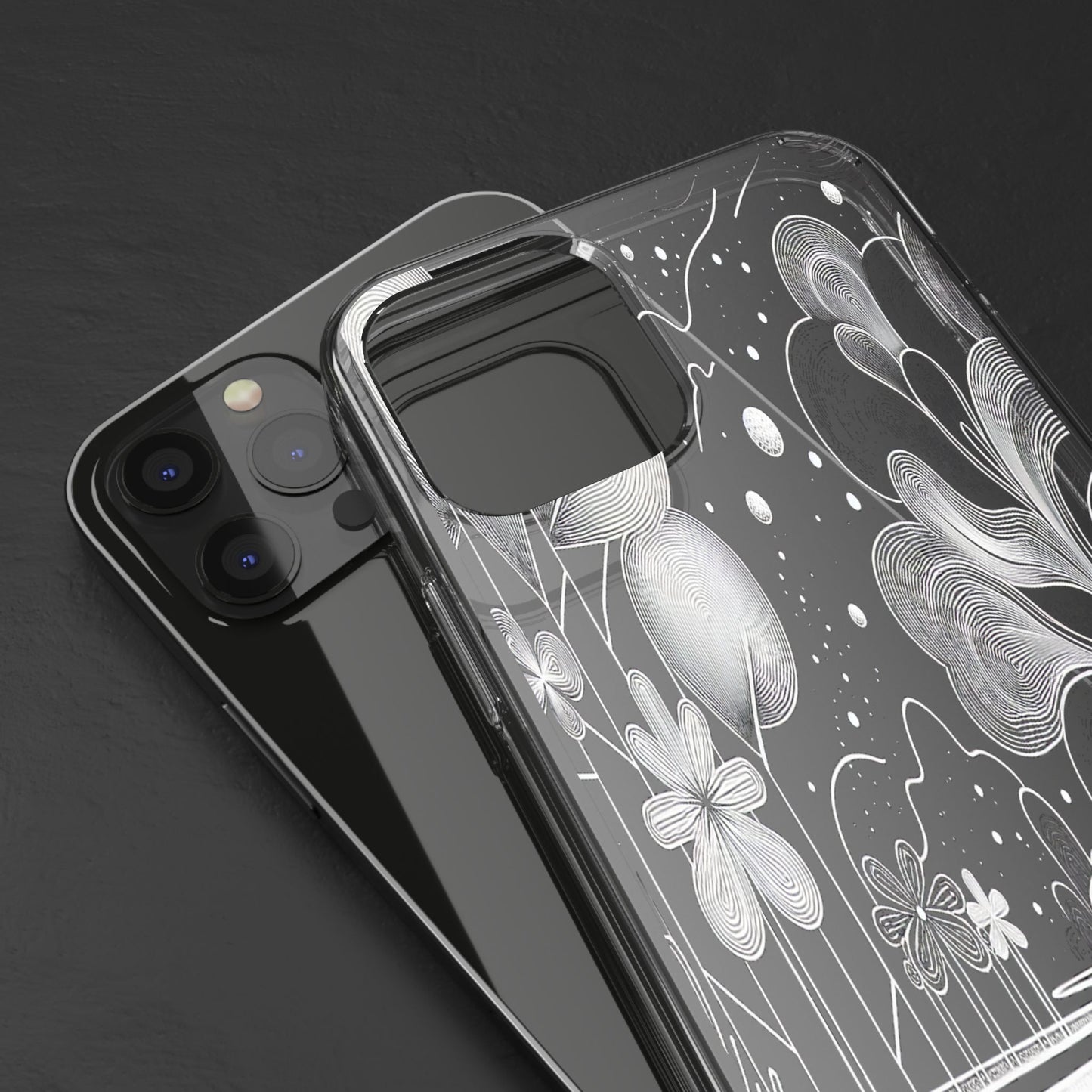 Transparent Pathway to Imagination Iphone Case Compatible With Iphone 16 15 14 - Clear Phone Cover