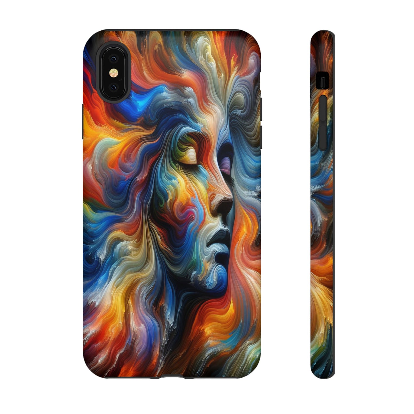 Custom Protective Whirlwind of Colors Iphone Case Compatible With Iphone 16 15 14 - Phone Cover