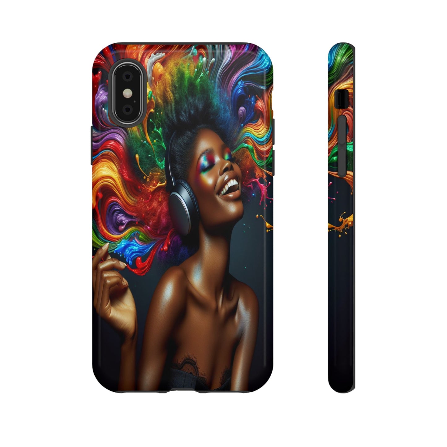 Protective Colorful Rhythms Iphone Case Compatible With Iphone 16 15 14 - Phone Cover