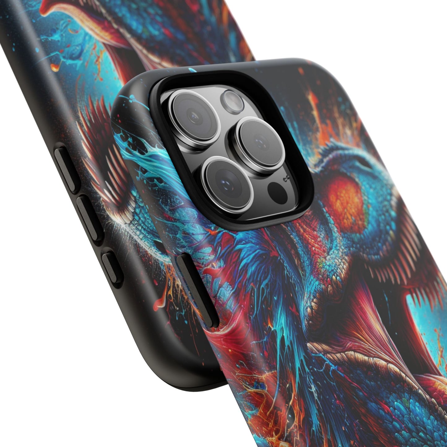 Colorburst Dinosaur Roar - Phone Case