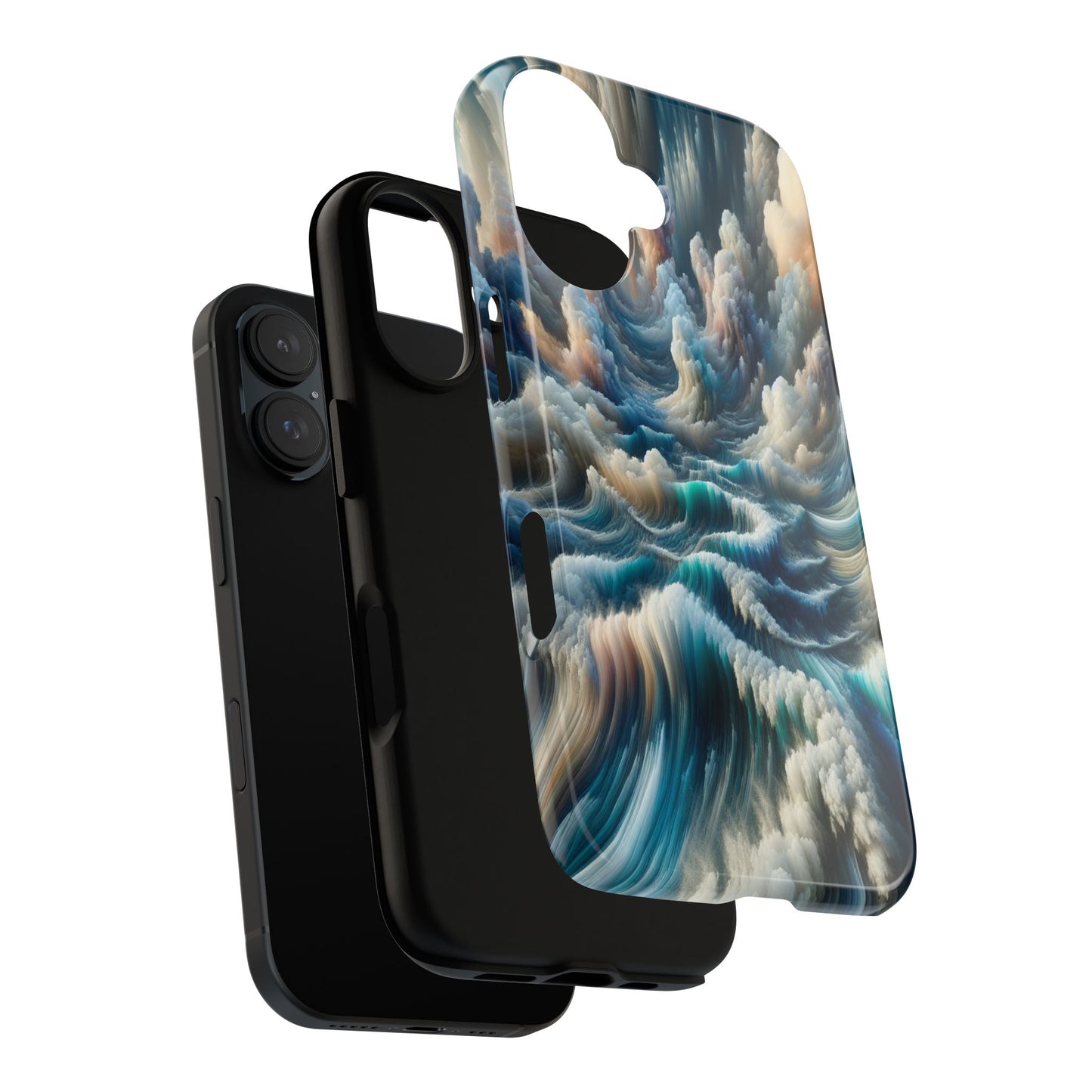 Waves of Clouded Light - Phone Case