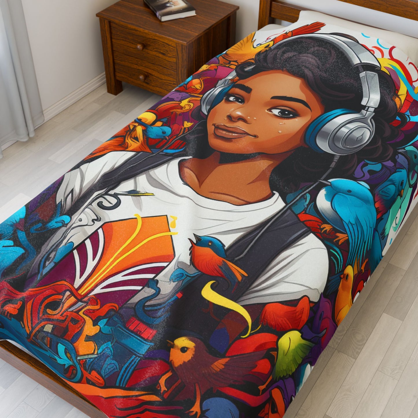 Melody of Colors- Plush Blanket