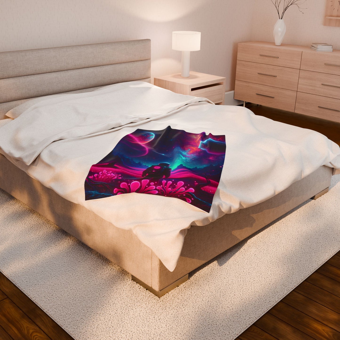 Exploration Beyond Boundaries - Plush Blanket