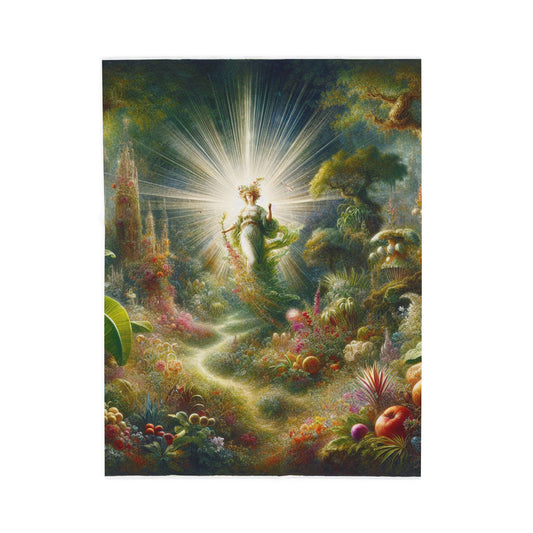Illuminated Eden- Plush Blanket