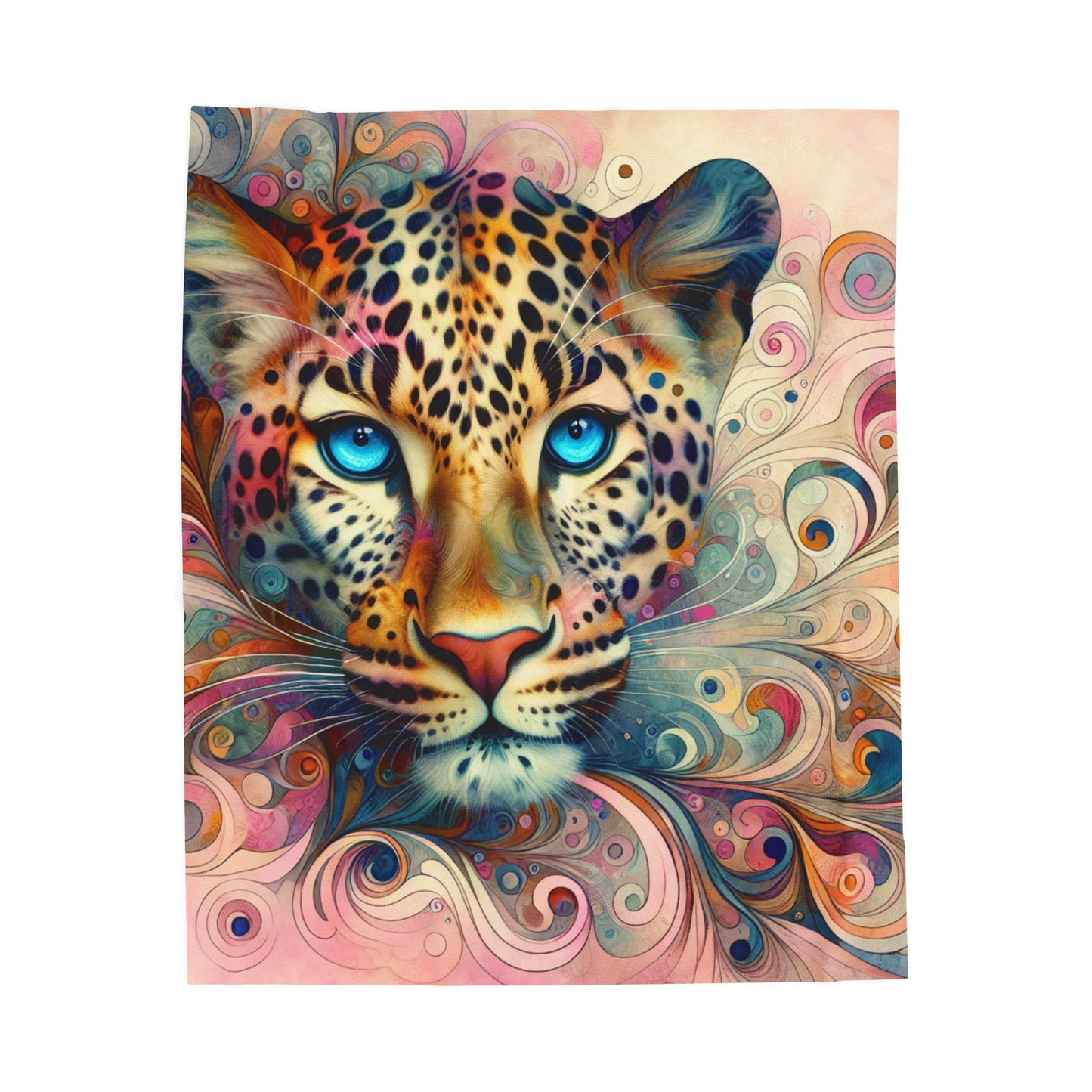Leopard's Enigma - Plush Blanket