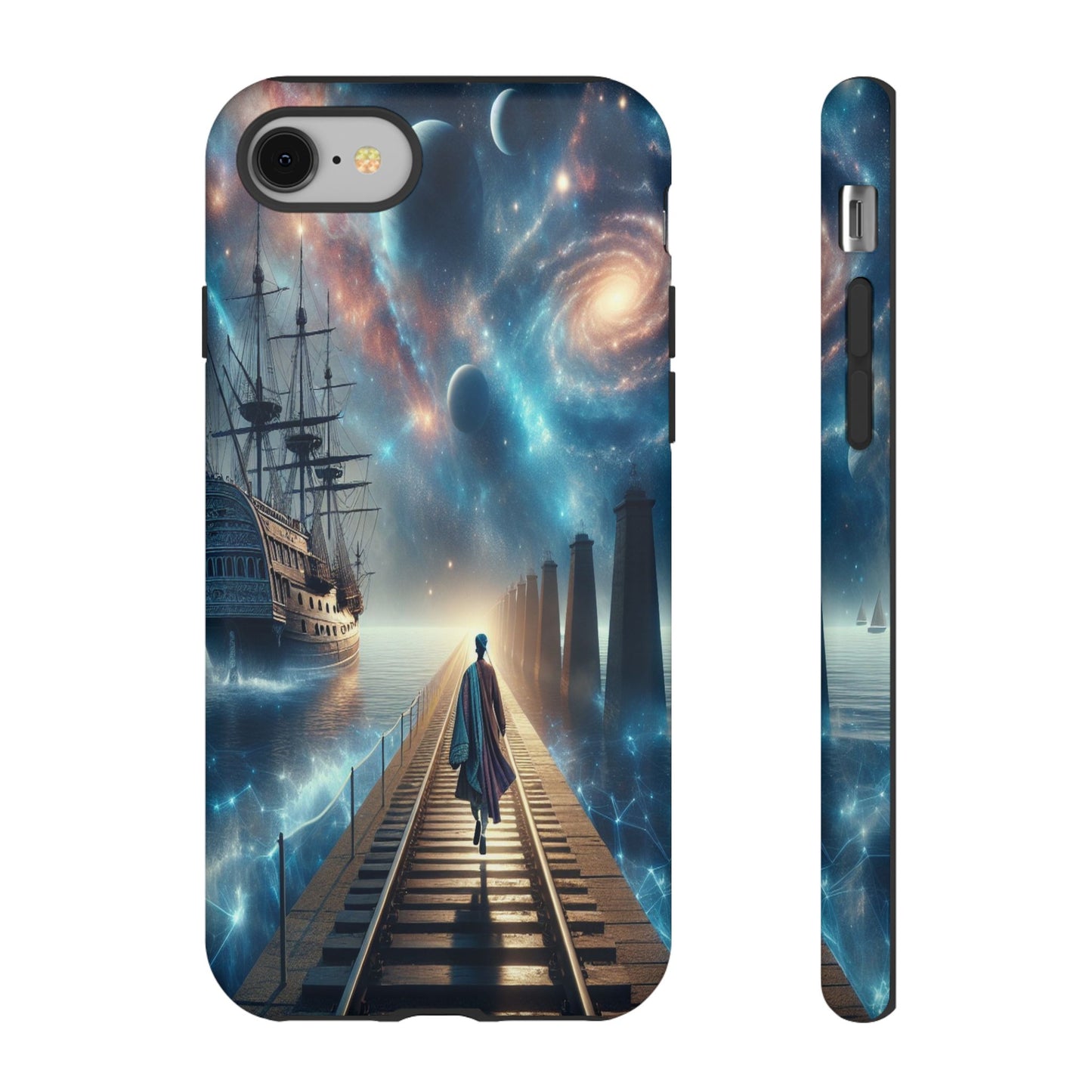 Protective Journey Through the Stars Iphone Case Compatible With Iphone 16 15 14 - Phone Cover